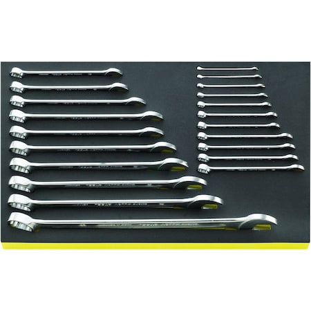 Stahlwille Tools Combination Wrenchs i.TCS inlay No.TCS 13/21, 6-34MM 3/3-tray21-pcs. 96830174